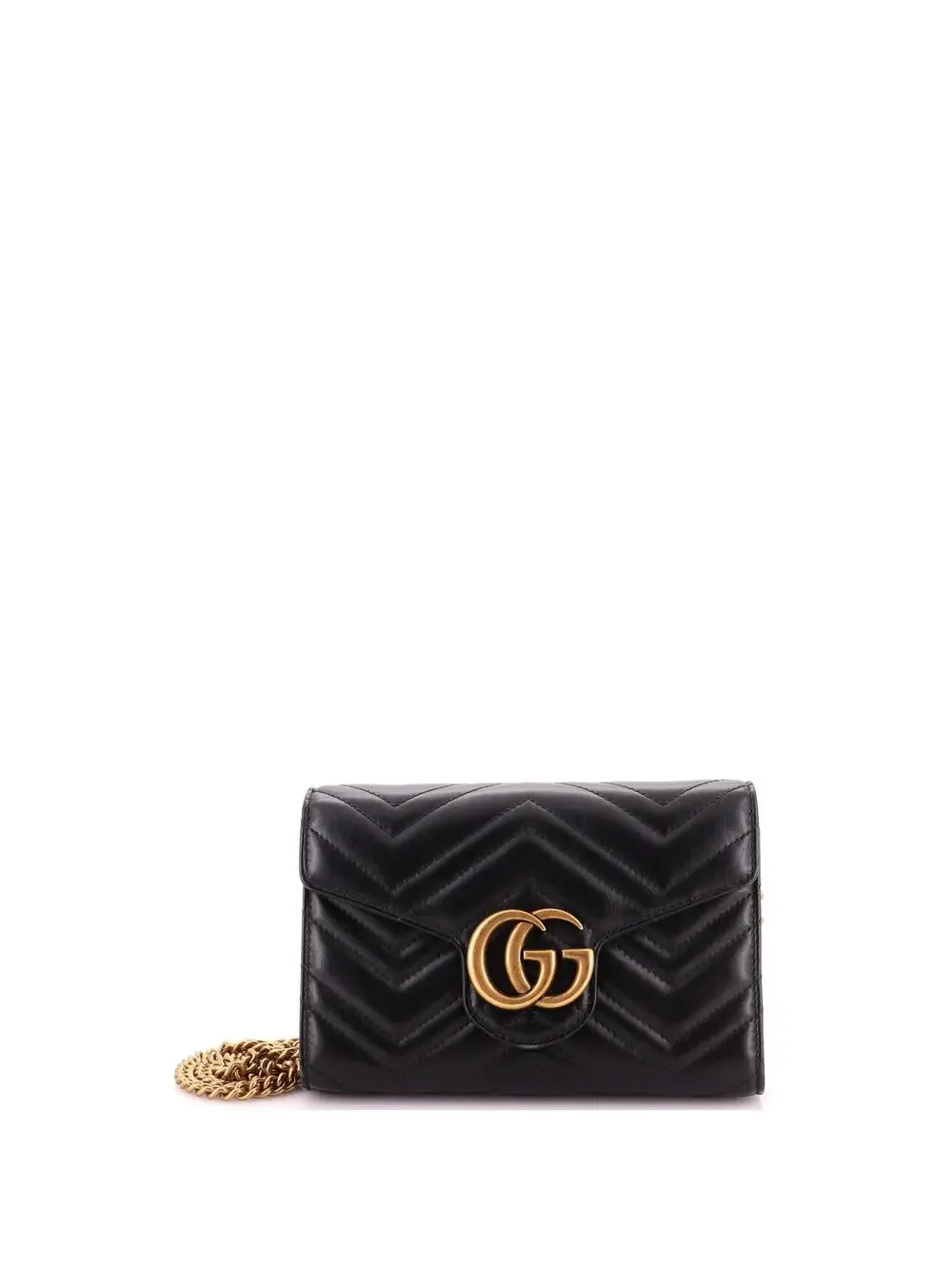 Gucci Gg Marmont Chain Wallet Matelasse #334705G11B